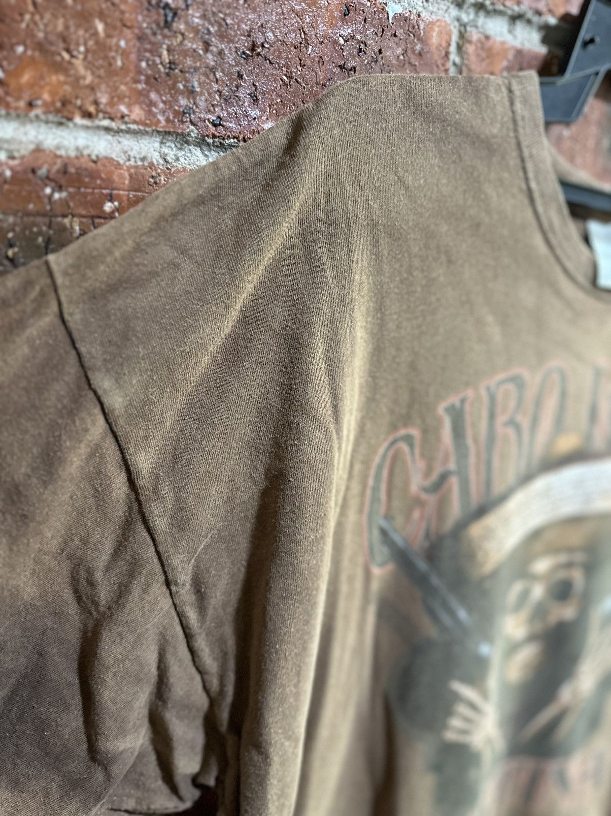 Gildan Thrashed Vintage Cabo Wabo Cantina Faded Tee Size US XXL / EU 58 / 5 - 7 Thumbnail