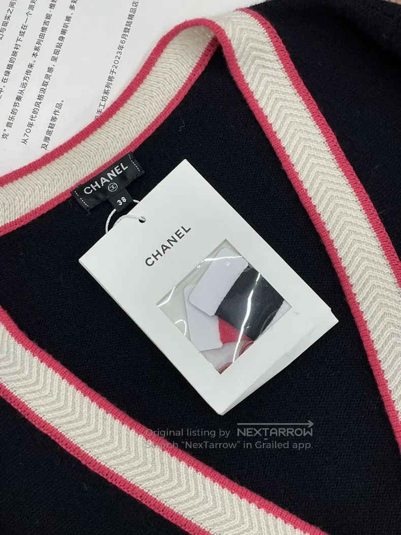 Chanel Chanel Black cashmere knitted cardigan jacket Size XS / US 0-2 / IT 36-38 - 3 Thumbnail