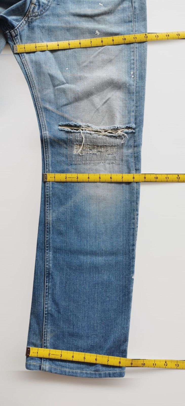 Pherrow's Pherrows Story Blue Selvedge Distressed Style Undercover Size US 28 / EU 44 - 15 Thumbnail