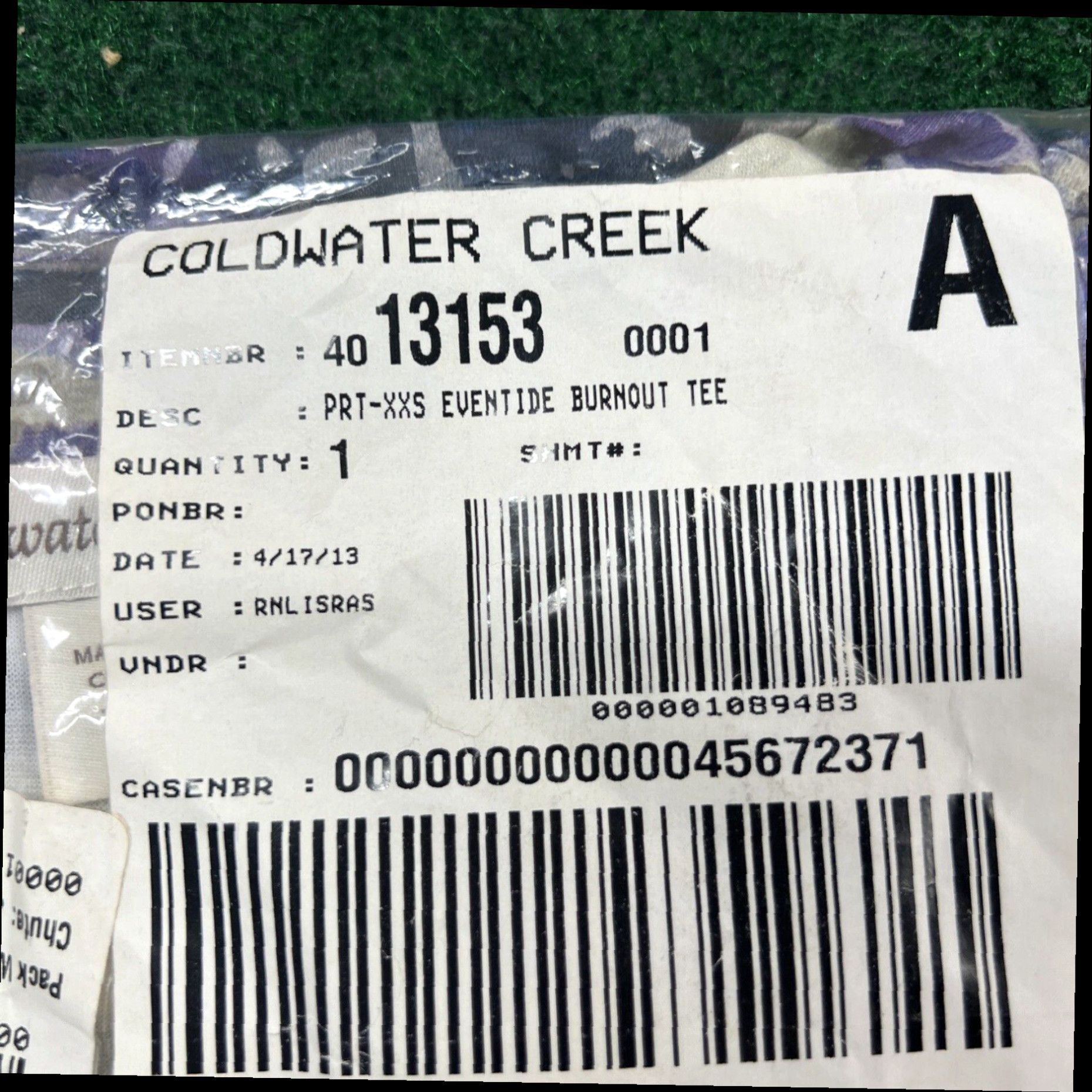 Coldwater Creek NEW NWT Coldwater Creek Even Tide Burnout Tee T-Shirt Size XXS Size XXS / US 00 / IT 34 - 4 Thumbnail