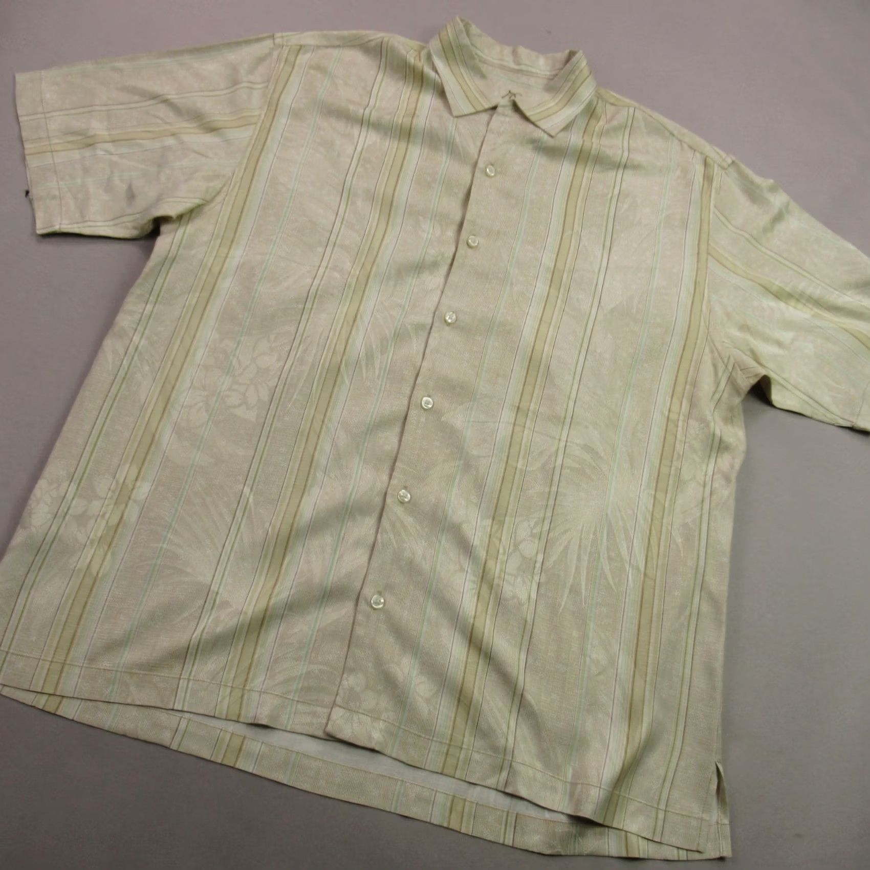 Tommy Bahama Tommy Bahama Shirt Mens XL Short Sleeve Button Front Stripes Casual Size US XL / EU 56 / 4 - 2 Thumbnail