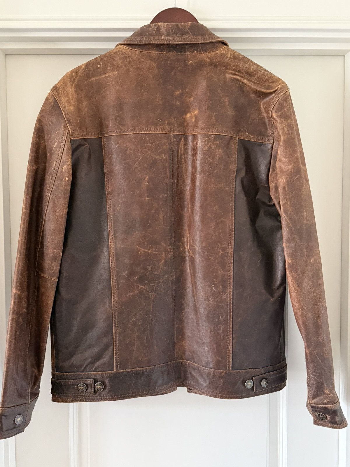 Other Buffalo Jackson Driggs Leather Jacket Size US L / EU 52-54 / 3 - 3 Thumbnail
