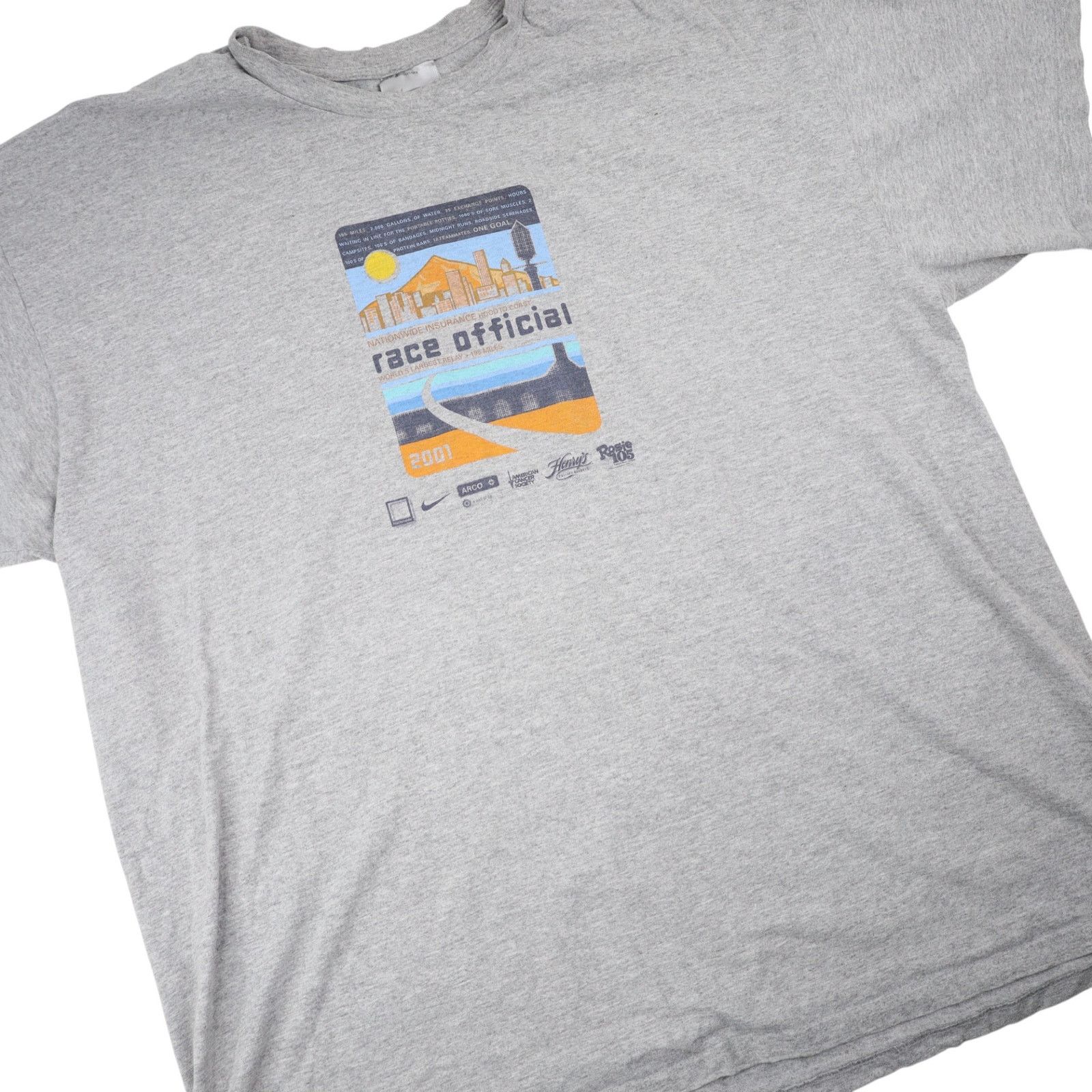 Nike × Vintage VTG Nike Hood To Coast Relay Race Official Graphic T Shirt Size US XL / EU 56 / 4 - 3 Thumbnail