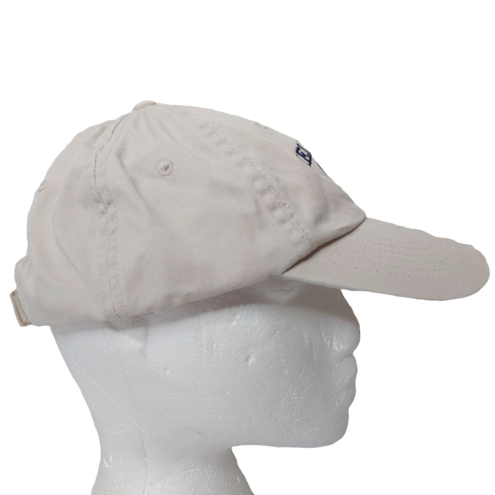 Vintage Royal Resortwear Kelleys Island Cap Hat Tan Canvas Embroidered Lake Erie Ohio Strap Back Boating Adjustable Men Size ONE SIZE - 3 Thumbnail