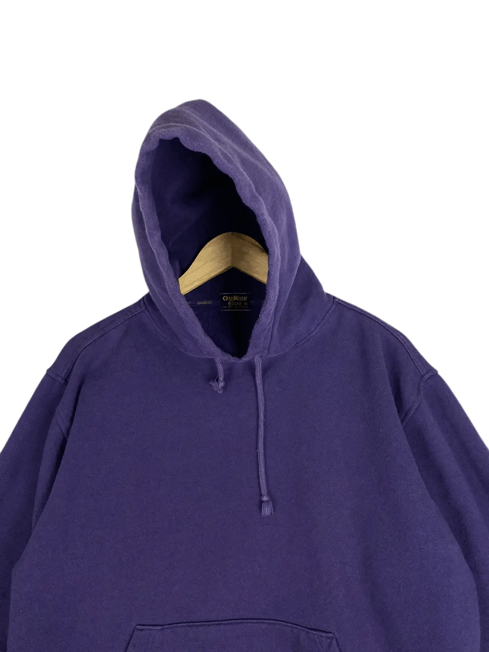 Oshkosh × Vintage Vintage OshKosh Hoodie Pullover Plain Size US L / EU 52-54 / 3 - 2 Thumbnail