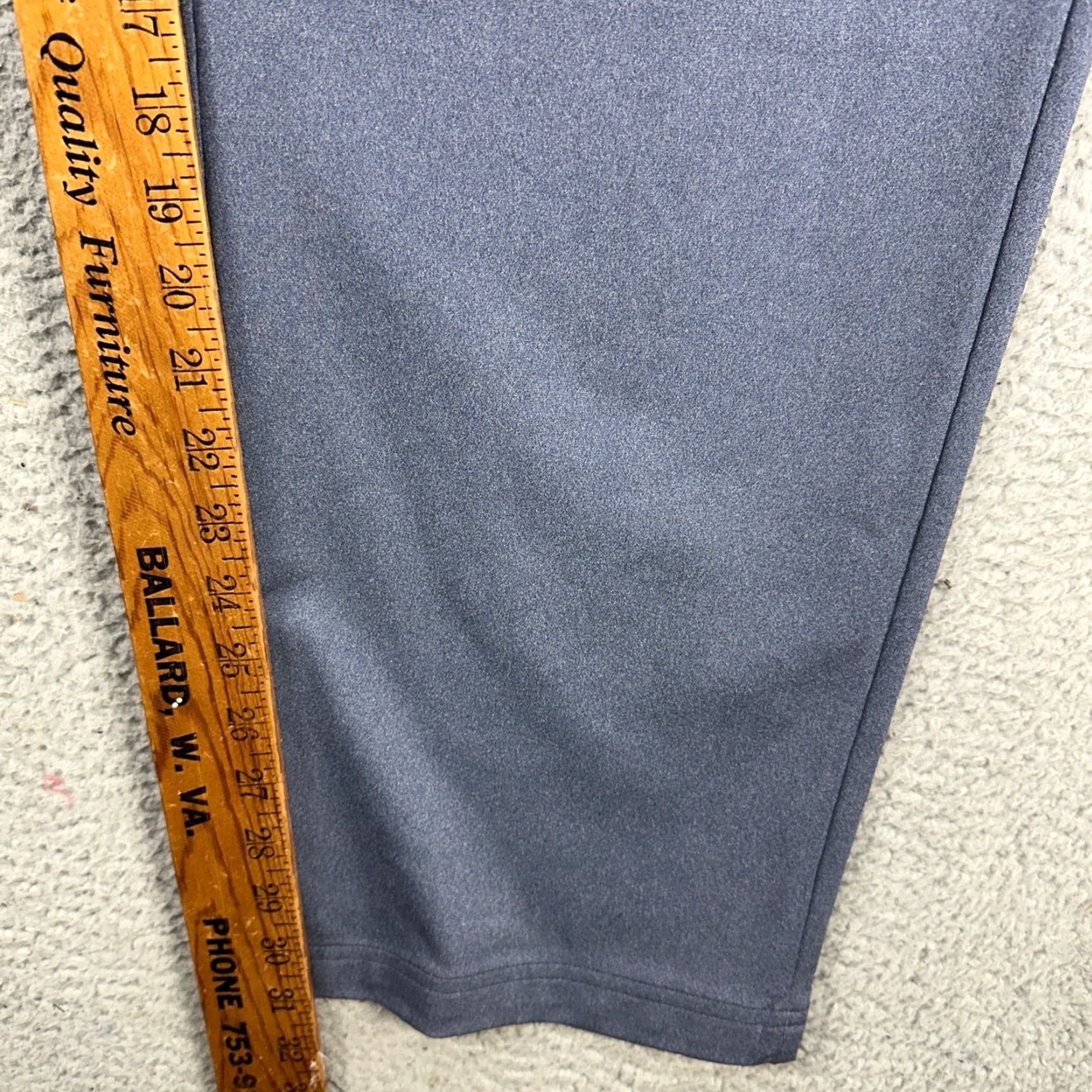 Vintage 01.Algo Mens Chino Golf Pants 44 Blue Performance Tech Straight Pocket Logo NEW Size US 44 / EU 60 - 7 Thumbnail