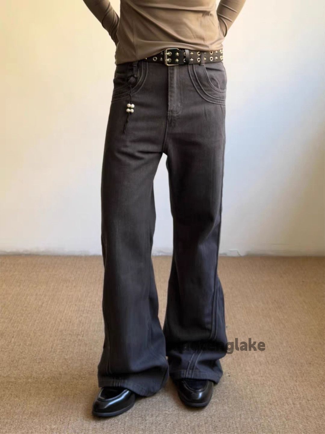 Jean Custom Prada junyawatanabe style flared punk jeans Size US 28 / EU 44 - 7 Thumbnail