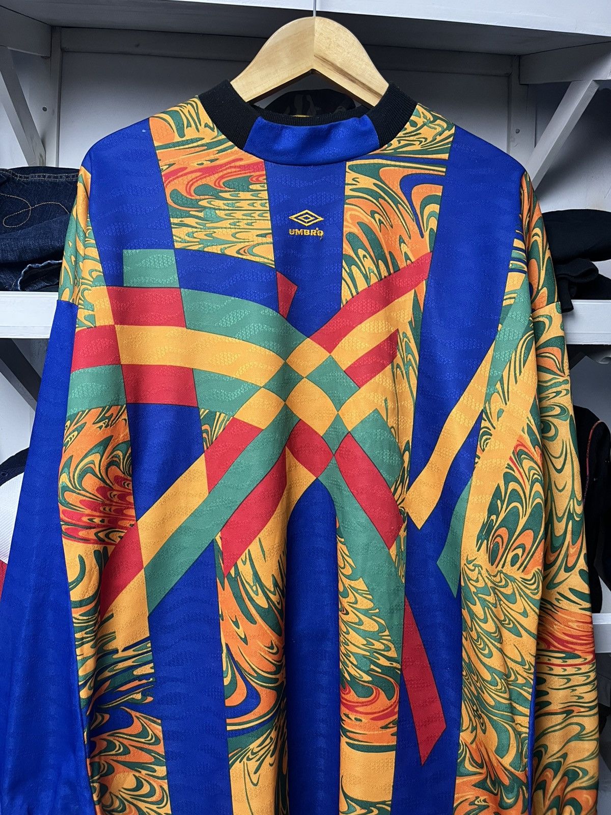 Umbro Vintage Umbro Ajax Goalkeeper template Jersey Size US XL / EU 56 / 4 - 2 Thumbnail