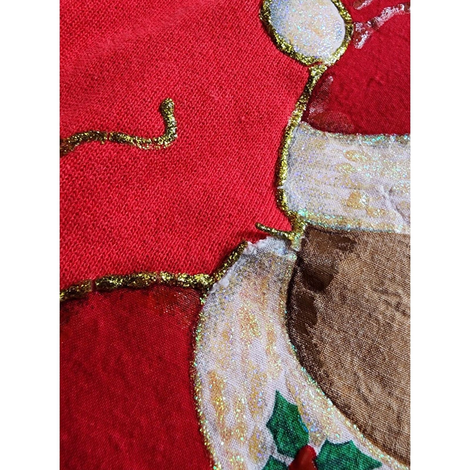 Doublet VINTAGE Hanes Her Way Sweatshirt Womens L Santa Christmas Ugly Double Sided Distressed Size L / US 10 / IT 46 - 4 Thumbnail