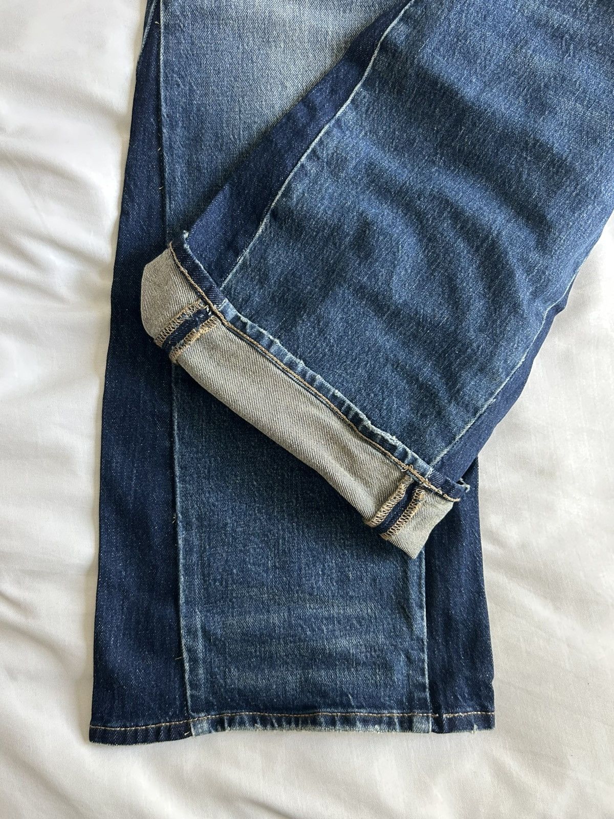 Ksubi Ksubi Indigo Trippie Redd Editions Bronko Trip Spliced Jean Size US 31 - 4 Thumbnail