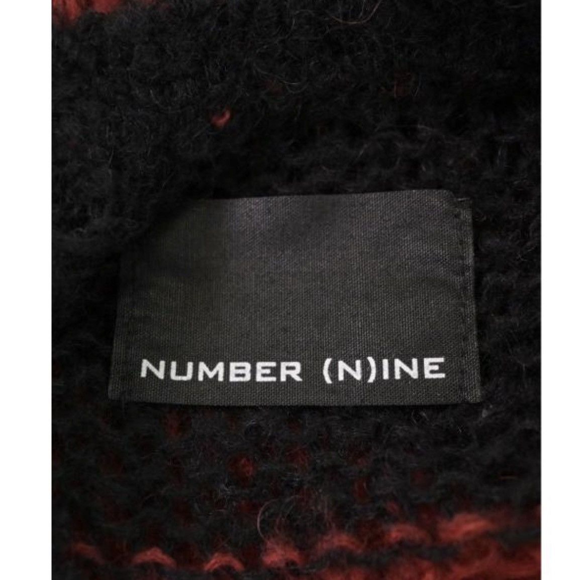 Number (N)ine Number nine MOHAIR MESH WIDE STRIPED KNIT PULLOVER size 4 Size US XL / EU 56 / 4 - 3 Thumbnail