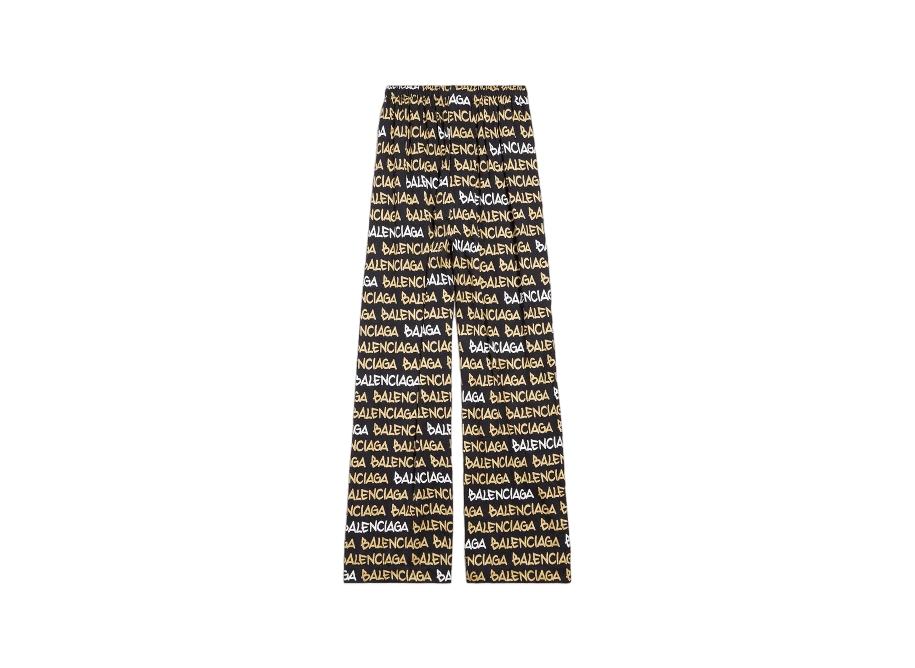Balenciaga o1srvl11e1125 Funky Font Pyjama Pants in Multicolor Size 28" / US 6 / IT 42 - 1 Thumbnail