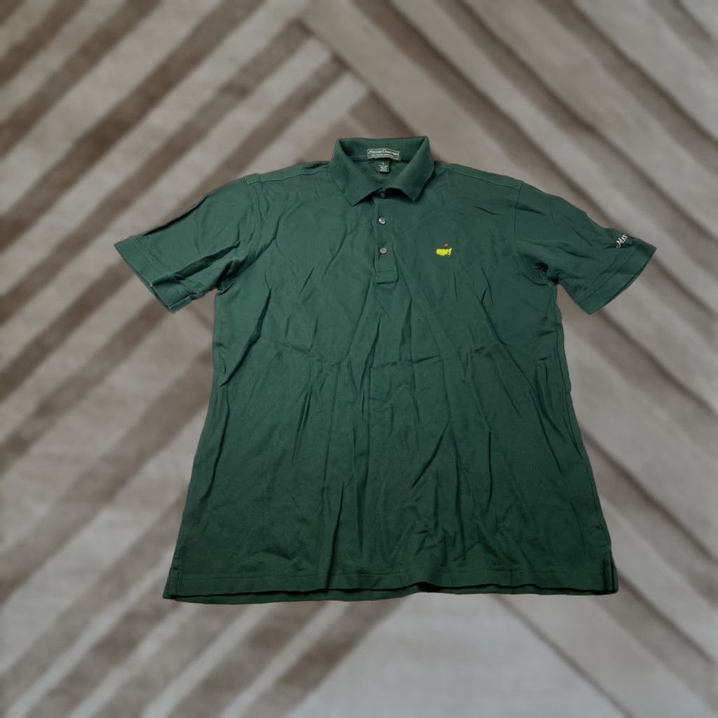 Vintage Masters Polo Golf Shirt L Mens Green 60s 2-Ply Mercerized Augusta Vintage Collection Size US L / EU 52-54 / 3 - 1 Thumbnail