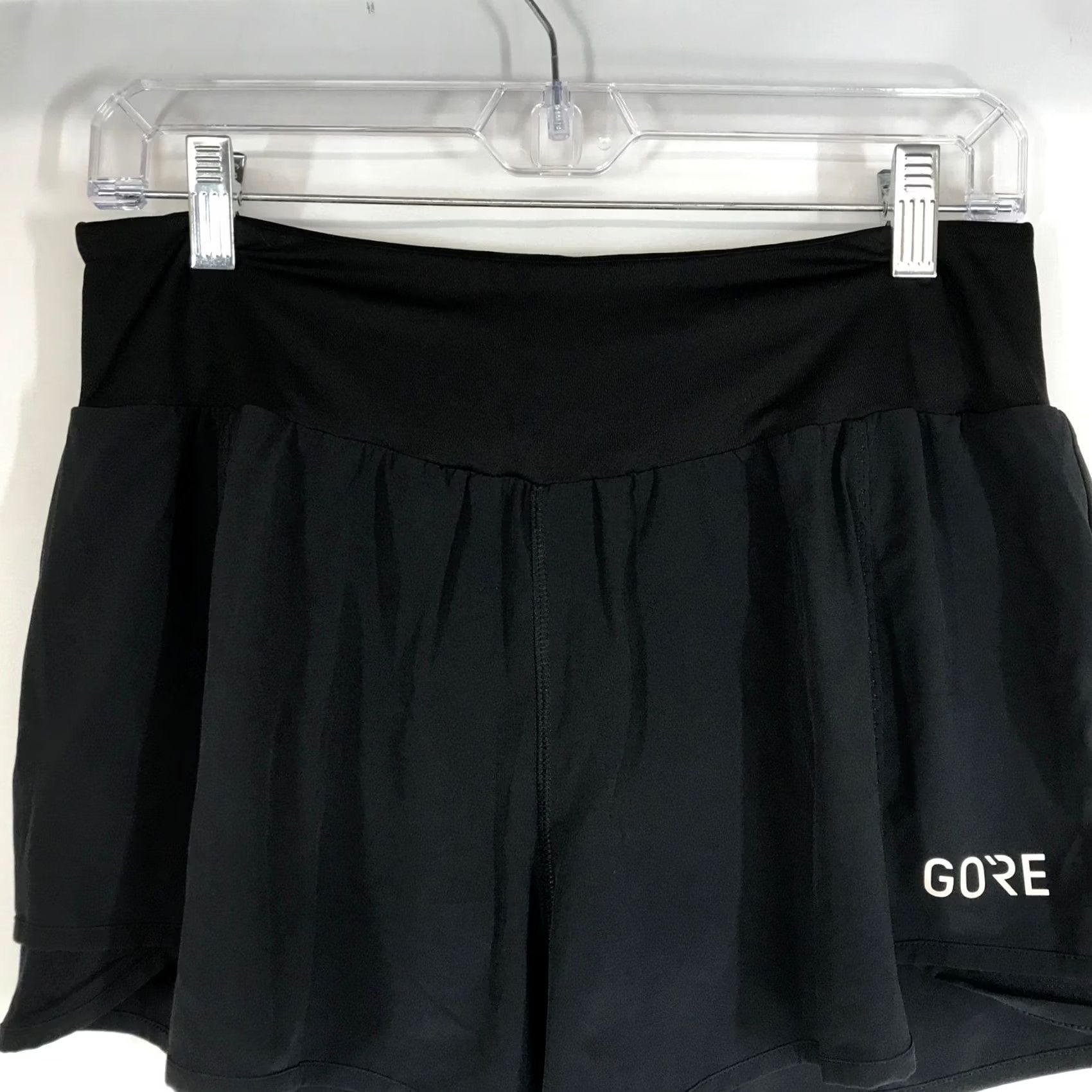 GOREWEAR GORE WEAR Women's Black Running Shorts M Built-in Liner Athletic Outdoor Size 32" / US 10 / IT 46 - 2 Thumbnail