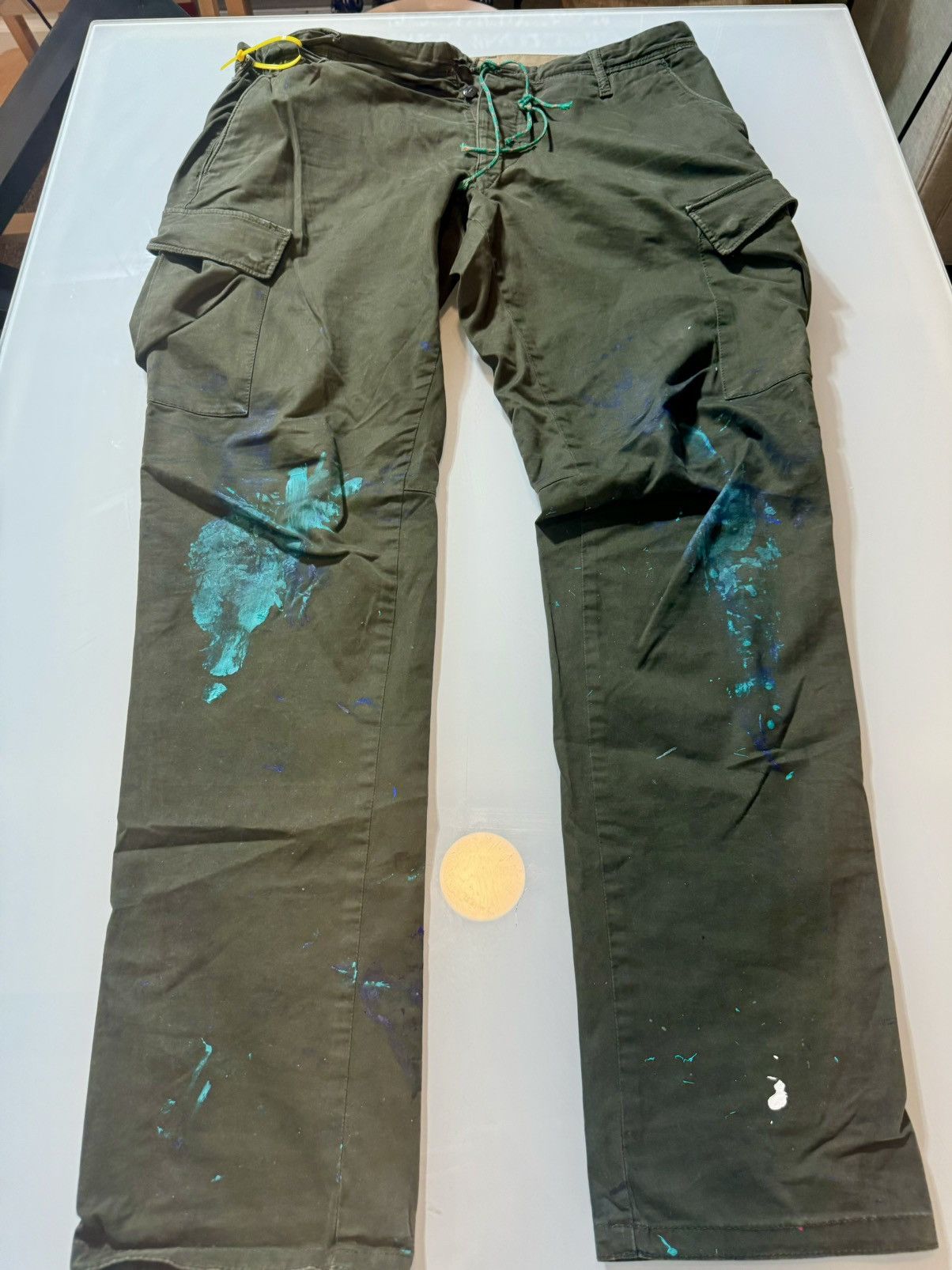 C.P. Company C.P. Company Painted Destroyed Cargos 36x34 Size US 36 / EU 52 - 1 Thumbnail