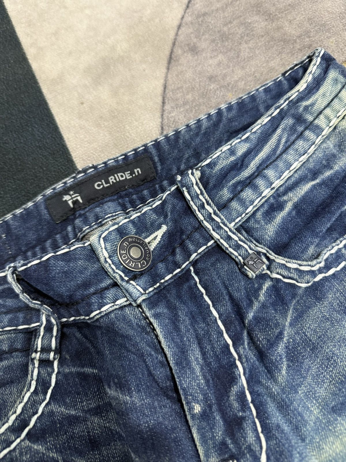 Tornado Mart CLRIDE.n FLARE IFSIXl DENIM PANTS Size US 28 / EU 44 - 5 Thumbnail