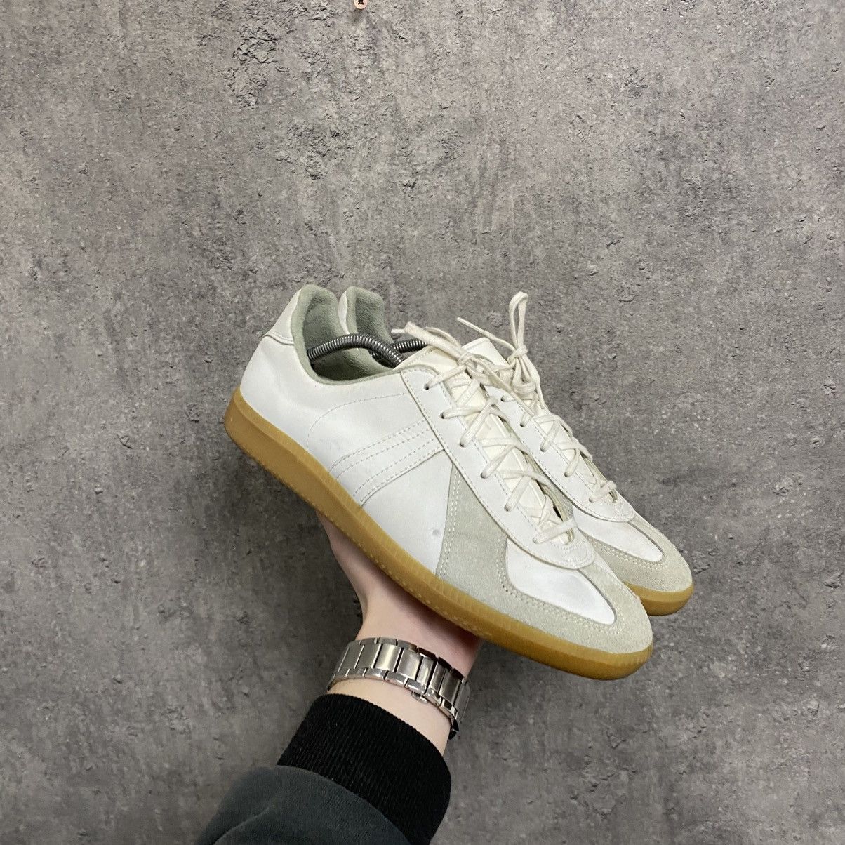 Other GAT BW-Sport 275 Army Trainer Leather Sneakers Margiela Type Size US 10.5 / EU 43-44 - 4 Thumbnail