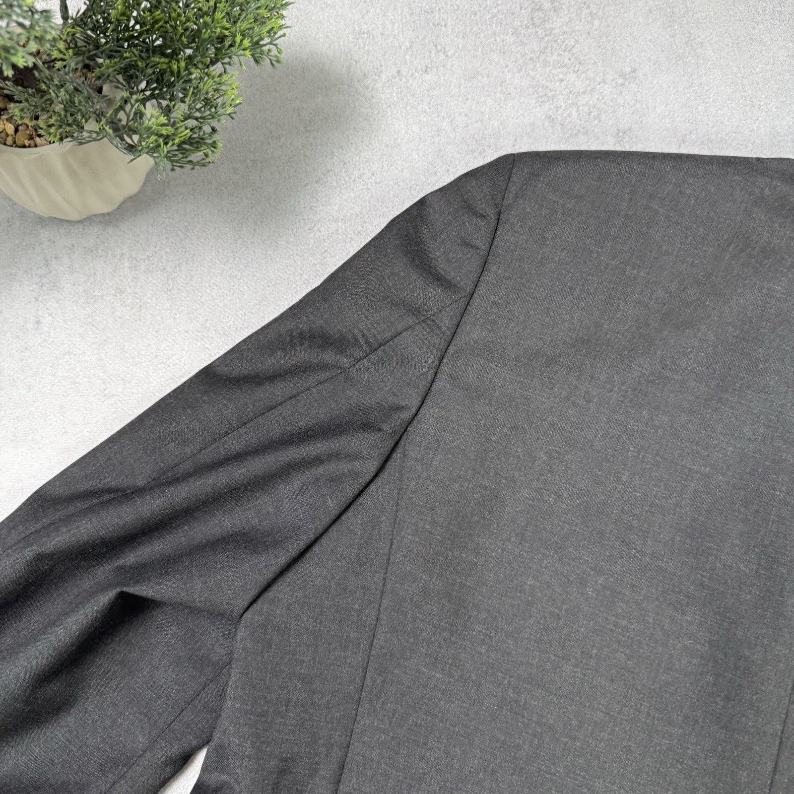 Burberry Burberry Men Wool Blazer Grey Size 50R Size 40R - 17 Thumbnail