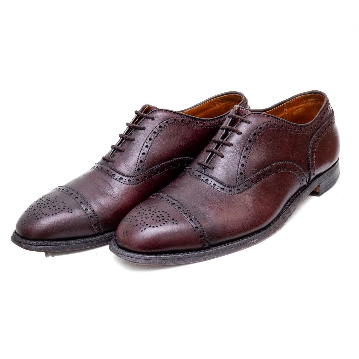 Alden Alden New England 908 B/D Medallion Cap Toe Oxford Shoes 10 Size US 10 / EU 43 - 7 Thumbnail