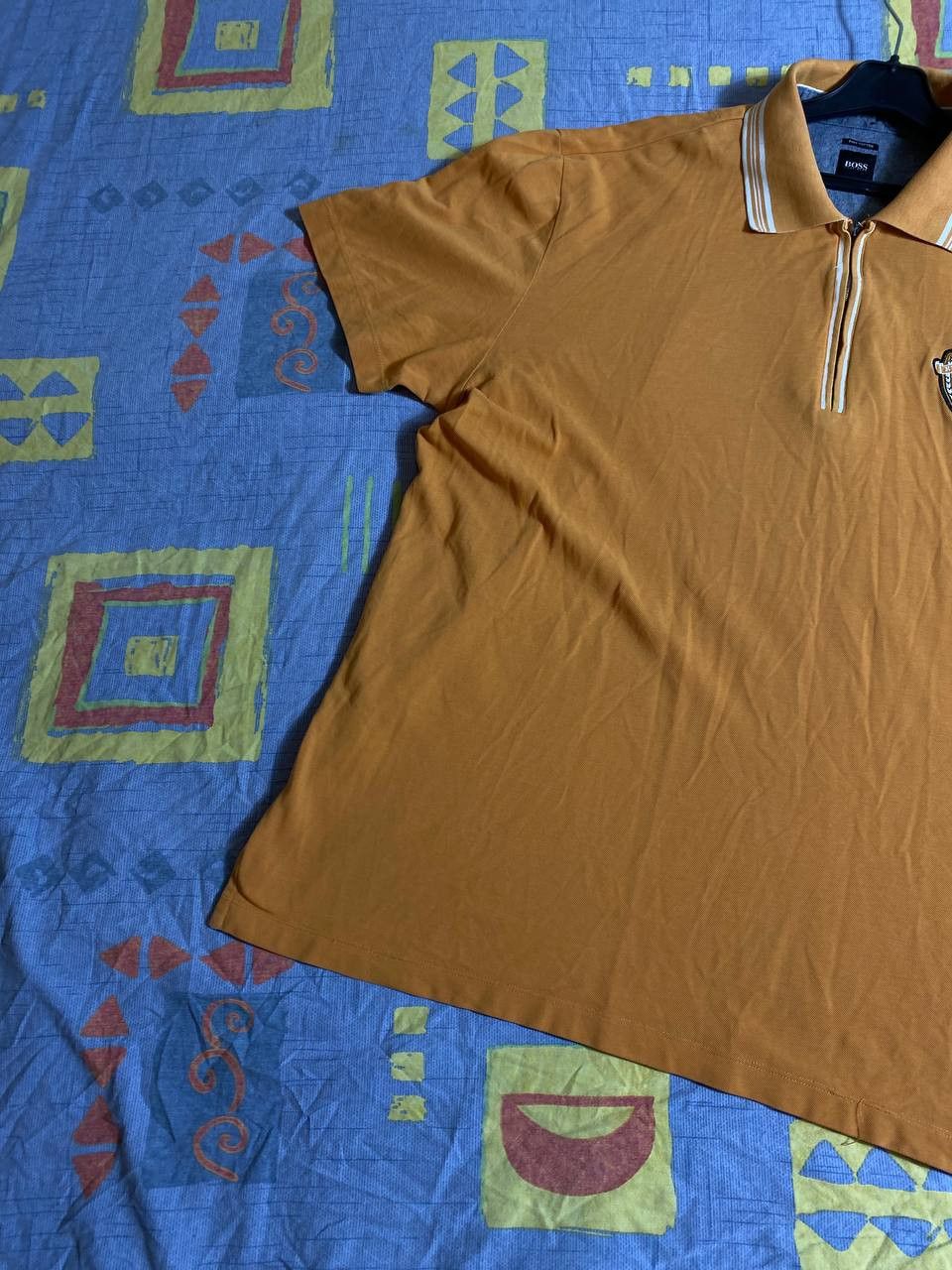 Hugo Boss × Vintage Hugo Boss tee grey big logo Size US XXL / EU 58 / 5 - 10 Thumbnail