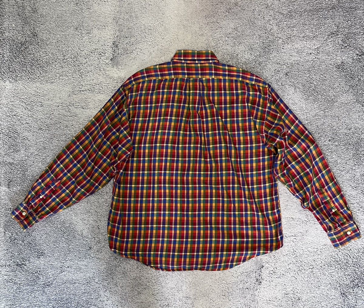 Yves Saint Laurent YSL Yves Saint Laurent Mens L Plaid Shirt Vintage Hong Kong Size US L / EU 52-54 / 3 - 16 Thumbnail