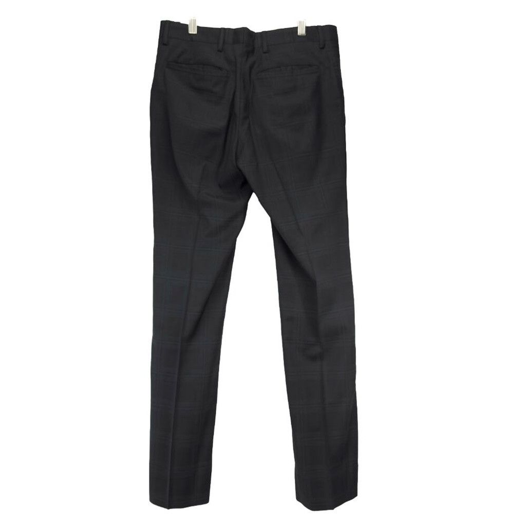 Philippe Dubuc PHILIPPE DUBUC Plaid Dark Gray Blazer Pants Suit Size 38R Size 38R - 6 Thumbnail