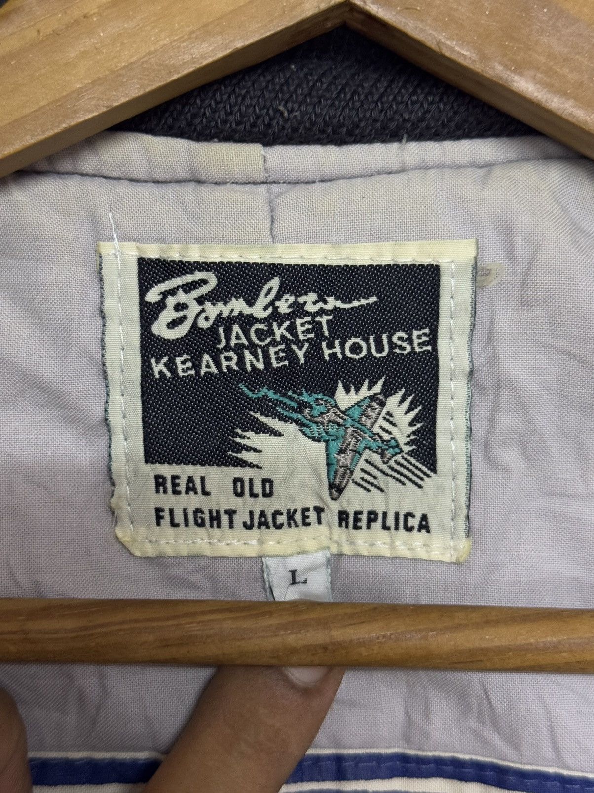 Vintage Bomber Jacket Kearney House Sunfaded Size US L / EU 52-54 / 3 - 10 Thumbnail