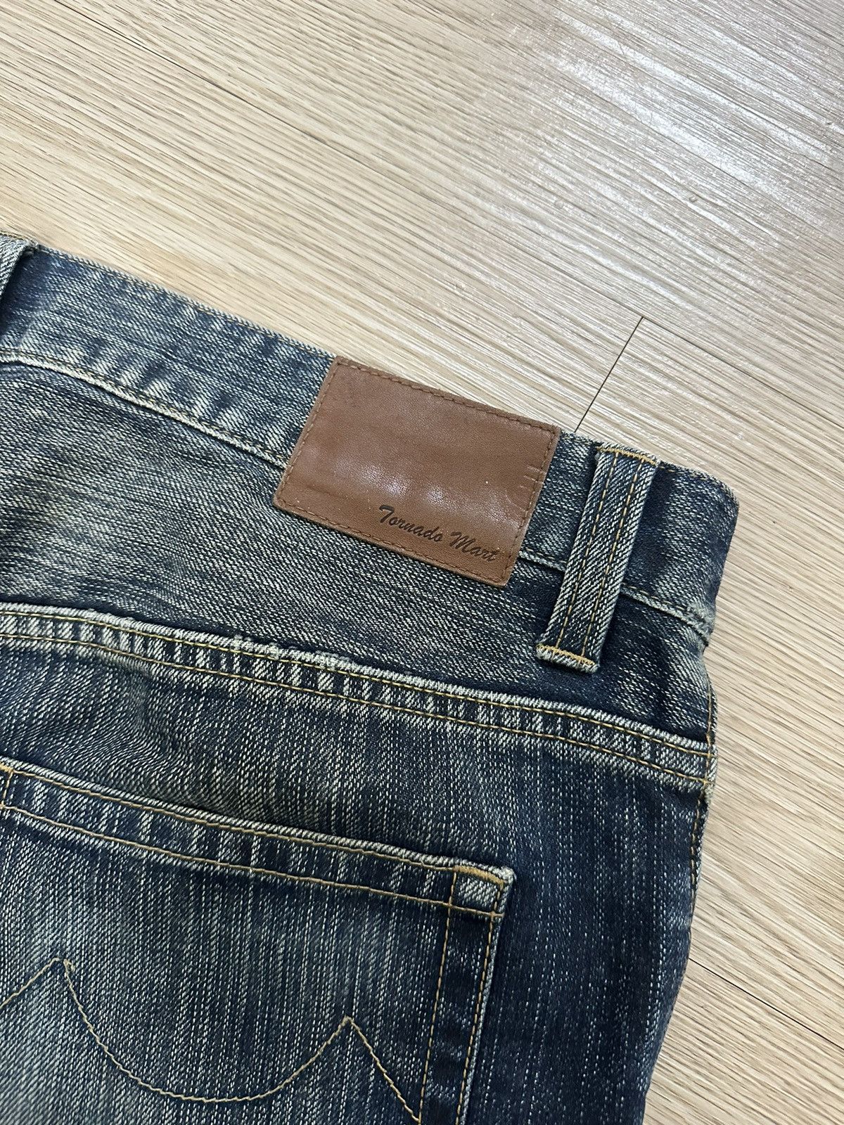 Japanese Brand Zero by Tornado Mart Japan Wash Distressed Punk Style Jeans Size US 34 / EU 50 - 11 Thumbnail