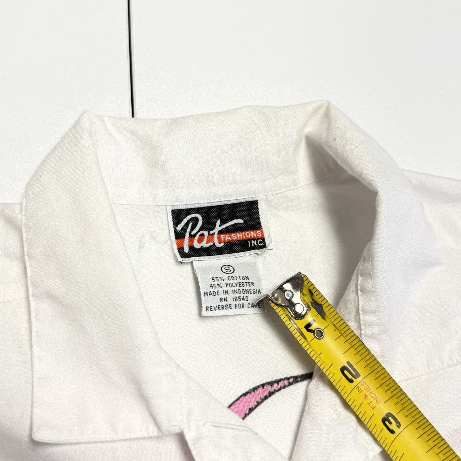Vintage Vintage Pat Fashion Inc Shirt Womens Small White Short Sleev Size S / US 4 / IT 40 - 6 Thumbnail