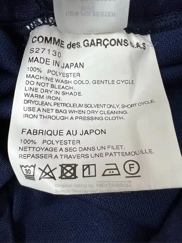 Comme des Garcons COMME des GARÇONS Blue Men's Casual Pants . Size US 27 - 4 Thumbnail