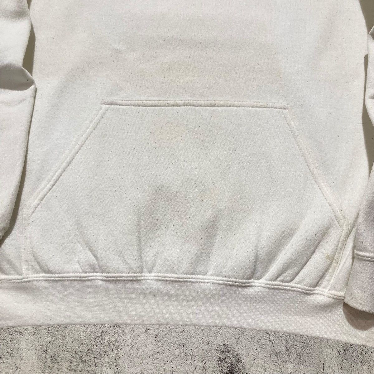 Japanese Brand Vintage Ehon Down Rip Off Sub Pop Nirvana Logo Hoodie White Size US XL / EU 56 / 4 - 7 Thumbnail