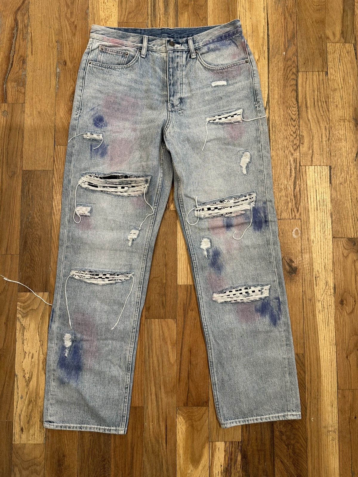 Ksubi Ksubi Anti K Streets Kolor Blue Denim Jeans Size 32 Size US 32 / EU 48 - 1 Thumbnail