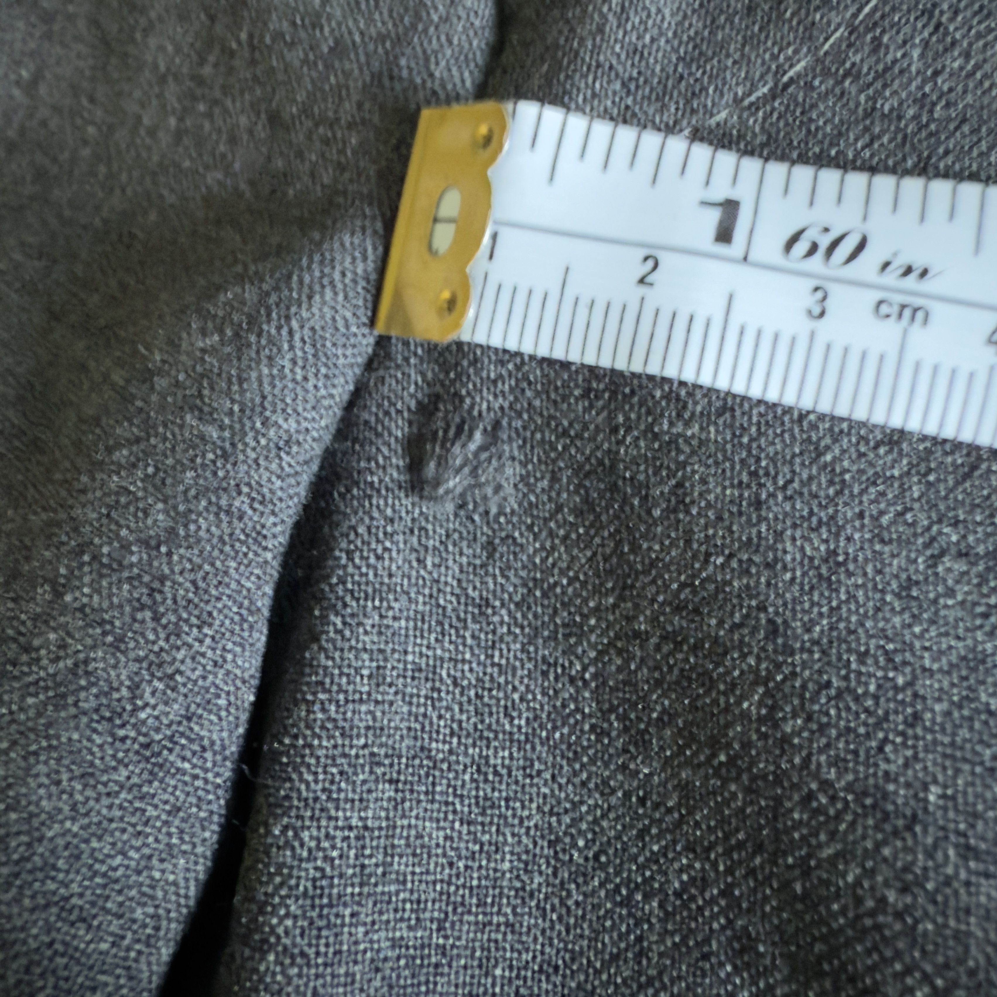Burberry Burberry London Gray Wool Dress Trousers 32W x 31L Size 34R - 8 Thumbnail