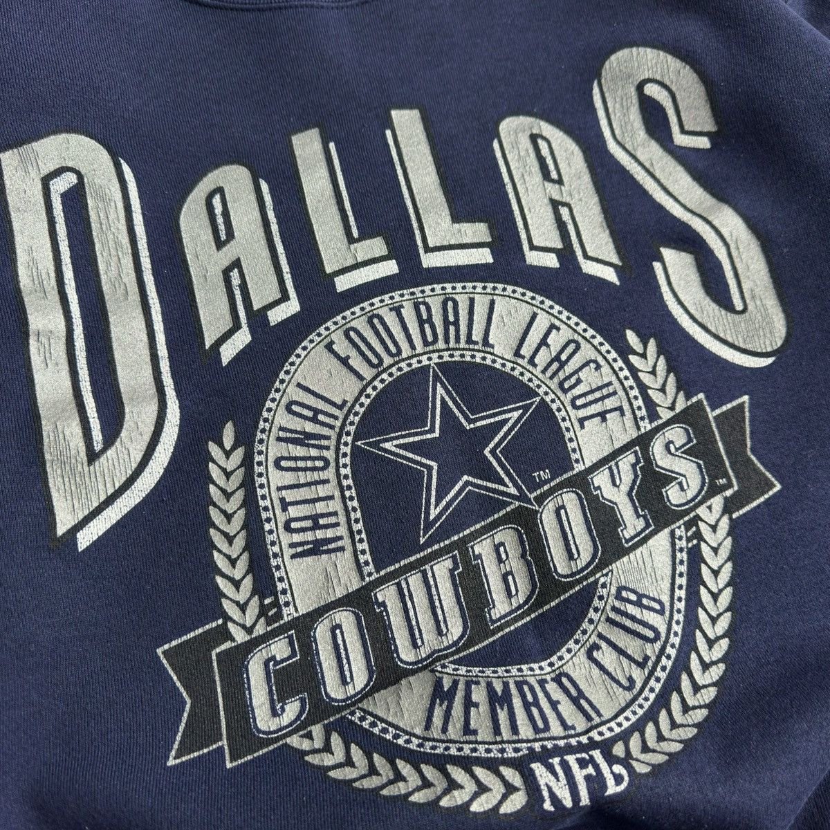 Nutmeg Vintage 90s Nutmeg Dallas Cowboys NFL Crewneck Sweatshirt Size US XL / EU 56 / 4 - 4 Thumbnail