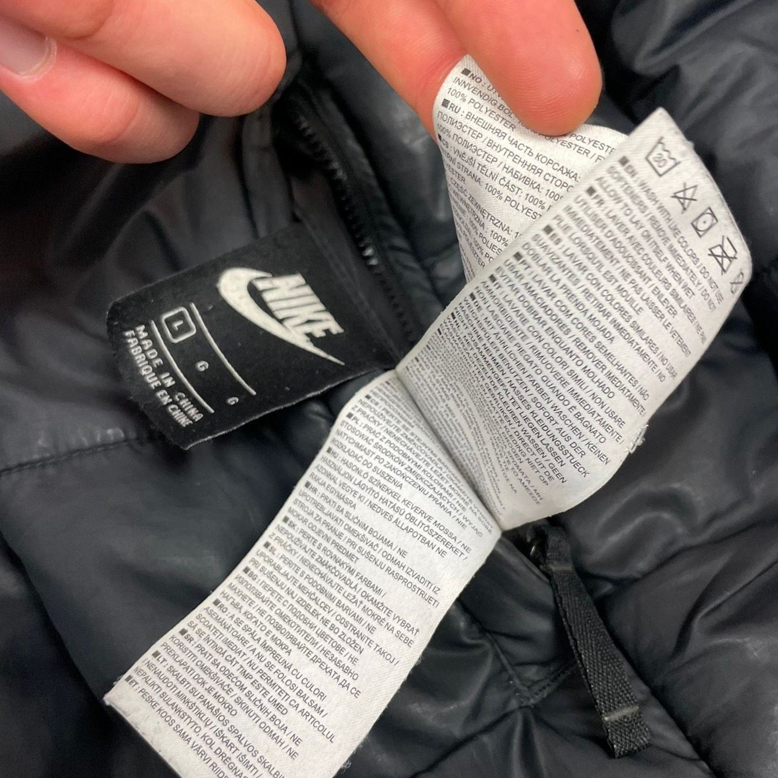 Nike Nike Sportswear Women Synthetic Fill Reversible Jacket Large Size L / US 10 / IT 46 - 10 Thumbnail