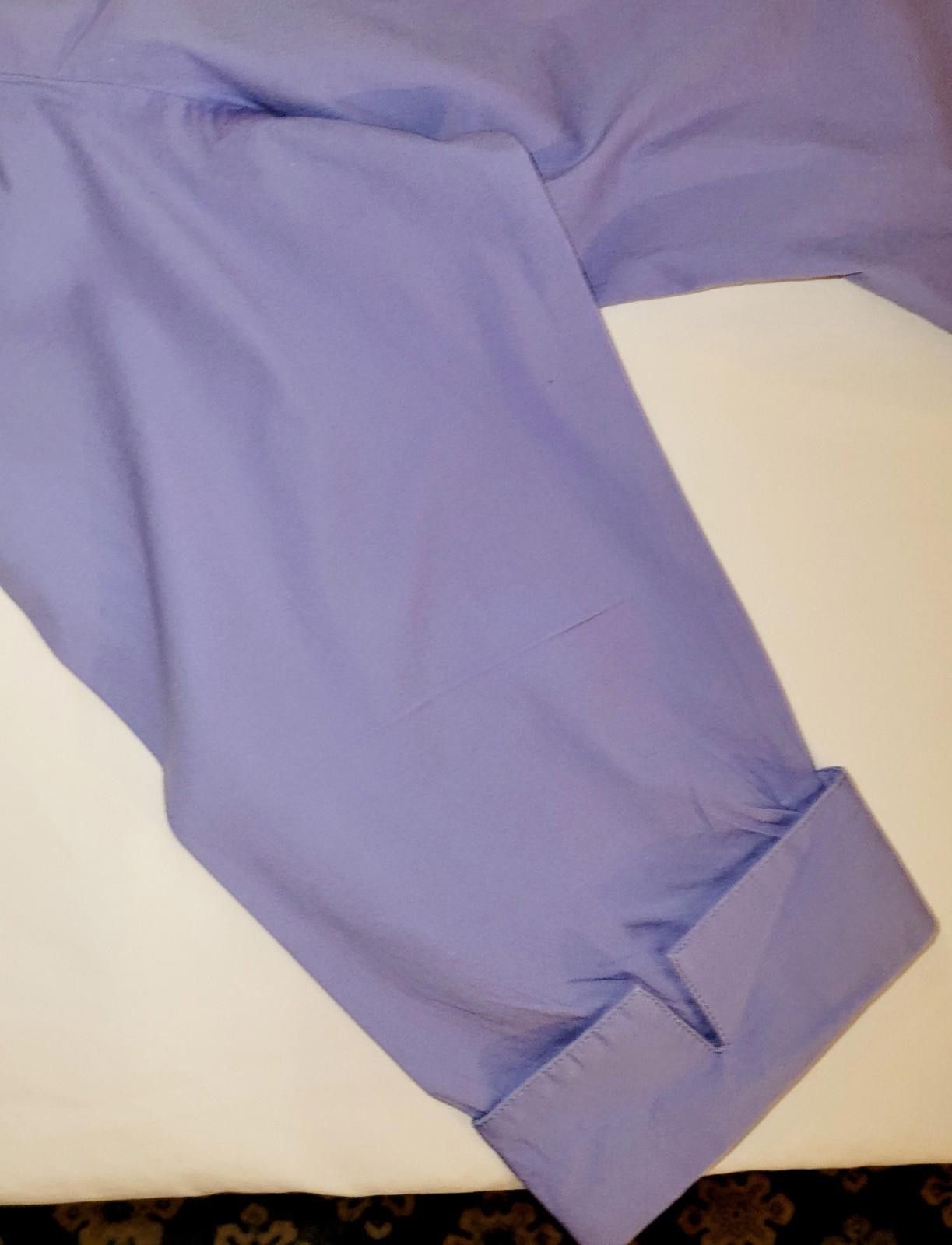 Designer J.G. HOOK women's lavender 3/4 sleeve button-up collared XL Size XL / US 12-14 / IT 48-50 - 9 Thumbnail