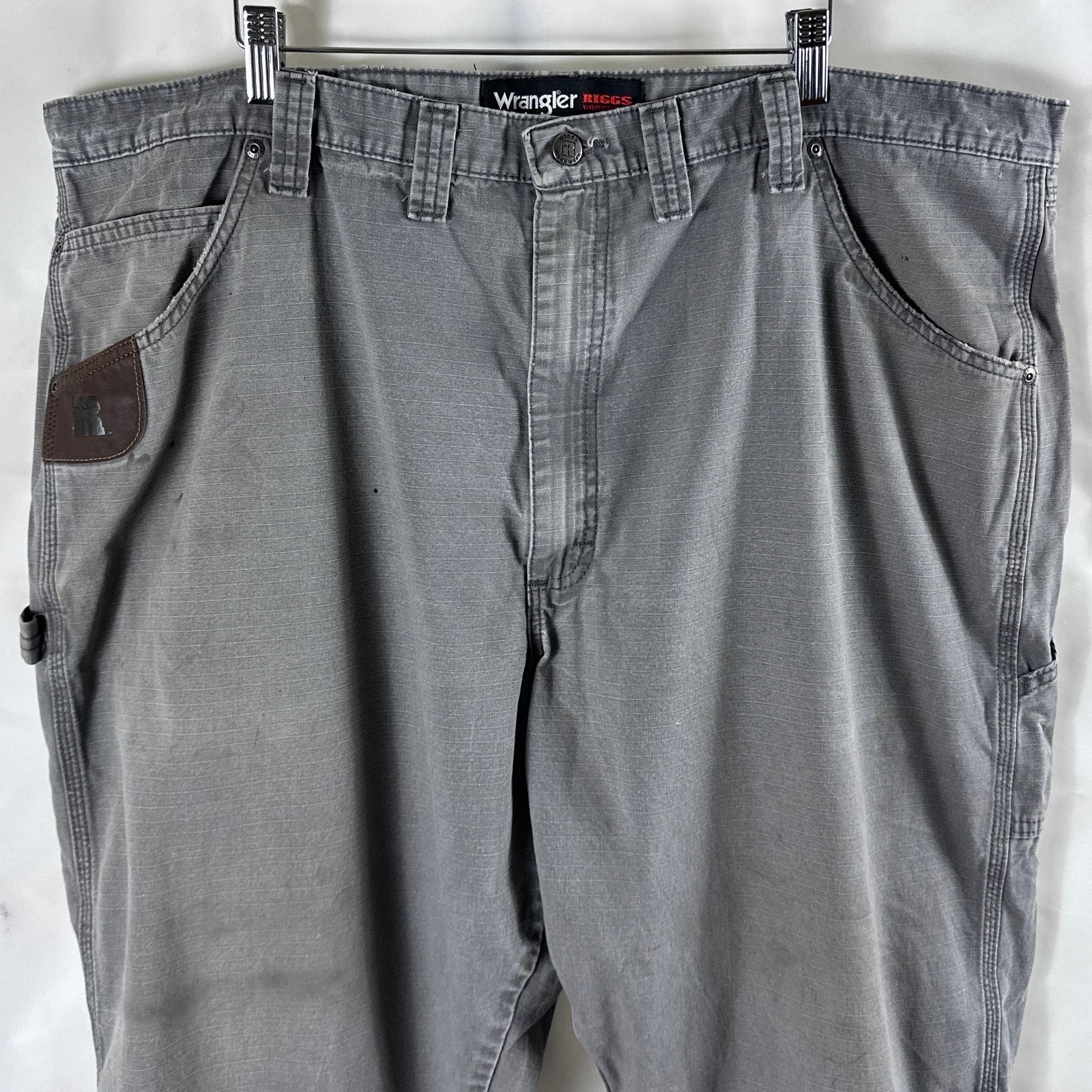 Wrangler Riggs Workwear Grey Carpenter Pants Ripstop Size US 44 / EU 60 - 2 Thumbnail