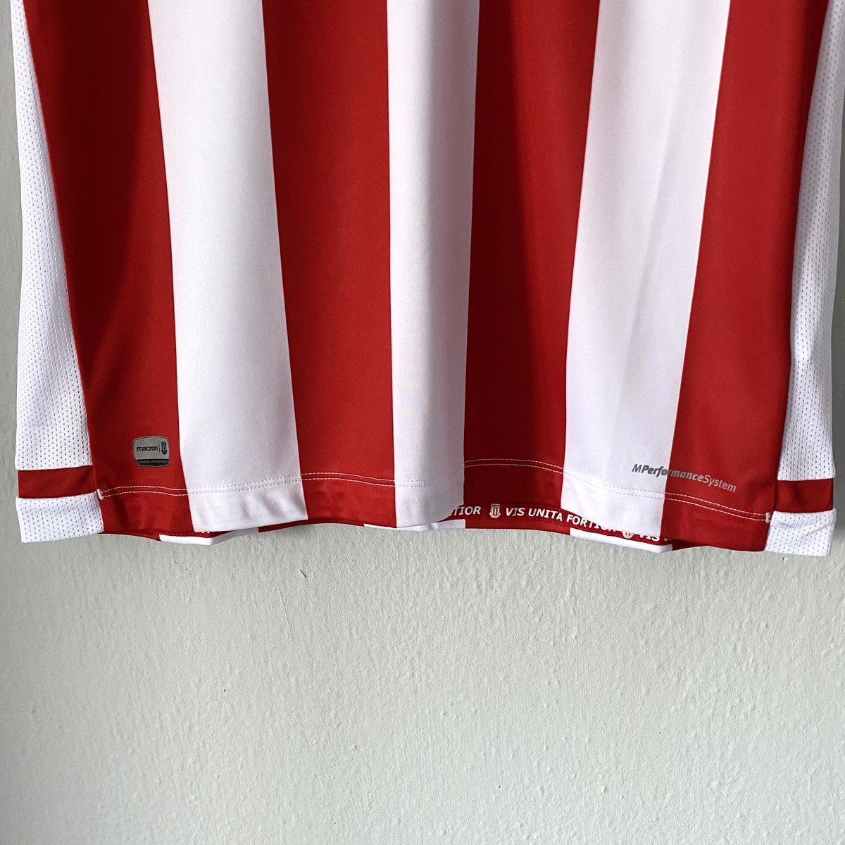 Macron 2019 2020 Stoke City England Macron Home Soccer Jersey Shirt Size US M / EU 48-50 / 2 - 5 Thumbnail