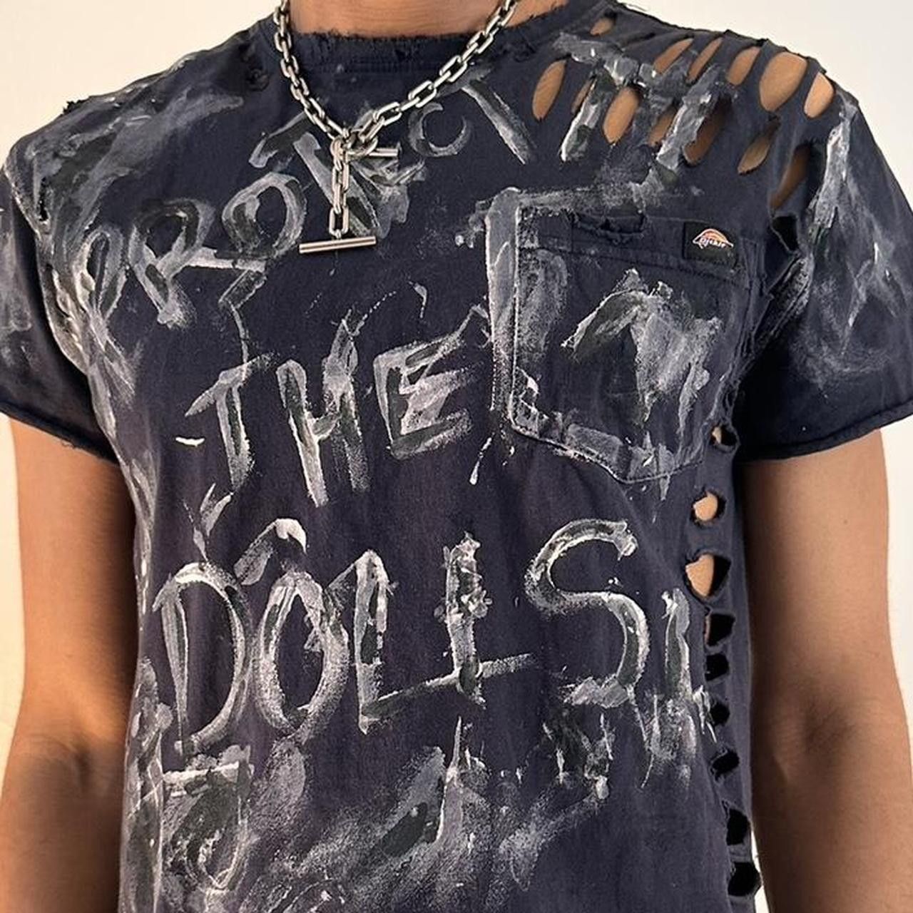 Dickies Dickies 'Protect The Dolls' Painted Navy T-shirt-Medium Size US M / EU 48-50 / 2 - 3 Thumbnail