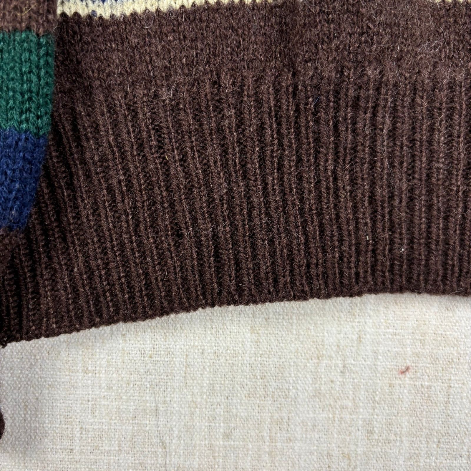 Other Vintage Lord Jeff Shetland Wool Striped Knit Medium Sweater Size US M / EU 48-50 / 2 - 4 Thumbnail
