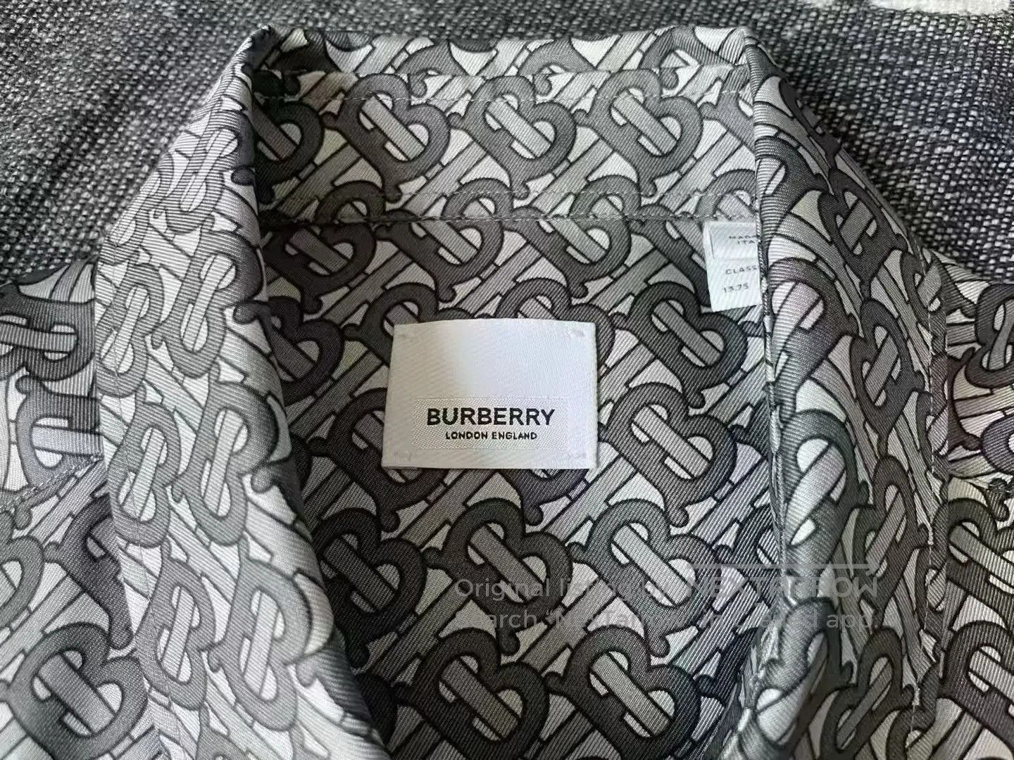 Burberry Burberry Full Print Silk Shirt| Size S / US 4 / IT 40 - 2 Thumbnail