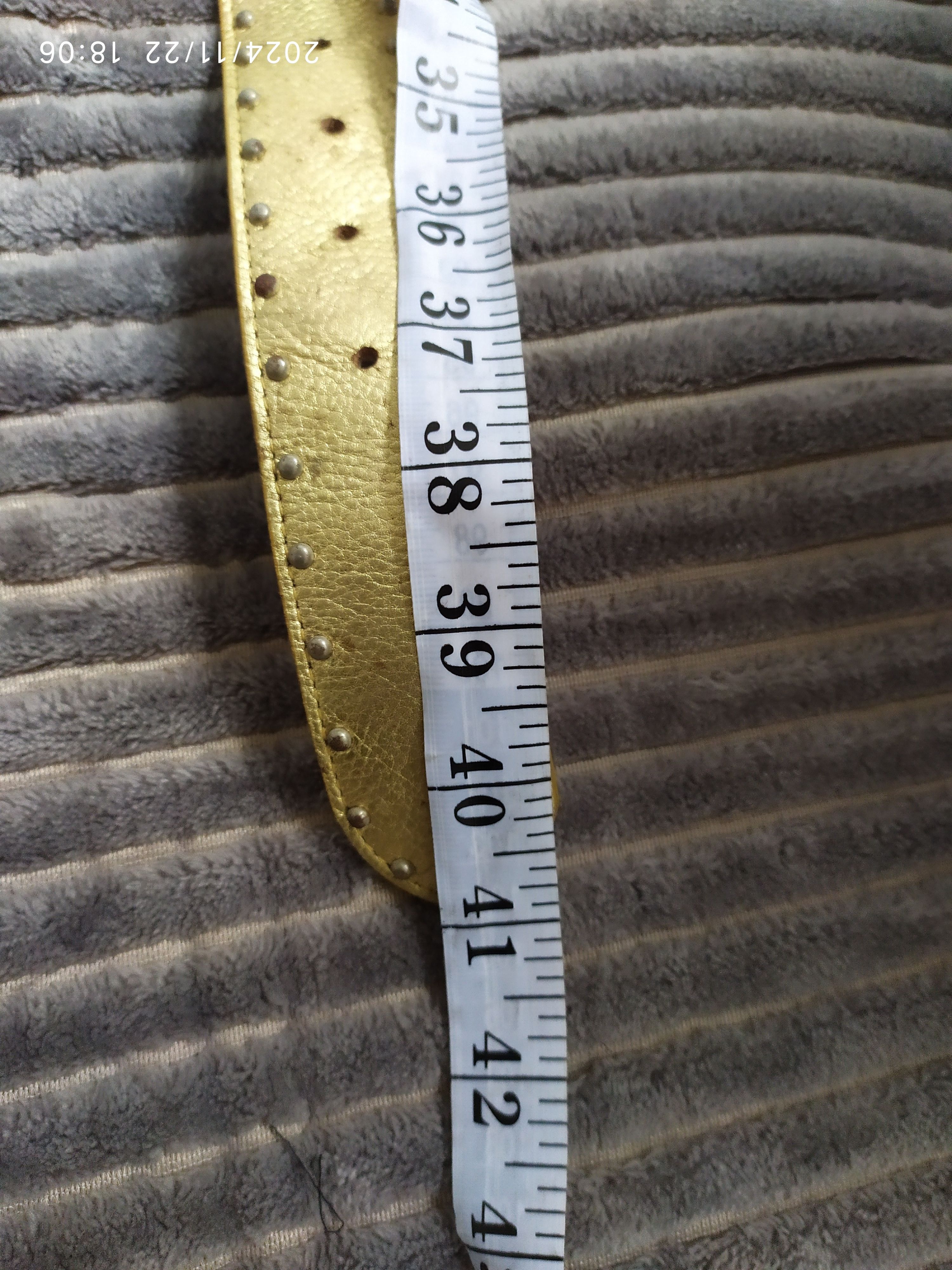 If Six Was Nine × Japanese Brand × Le Grande Bleu (L.G.B.) Japanese crystal Gold belt Size ONE SIZE - 14 Thumbnail