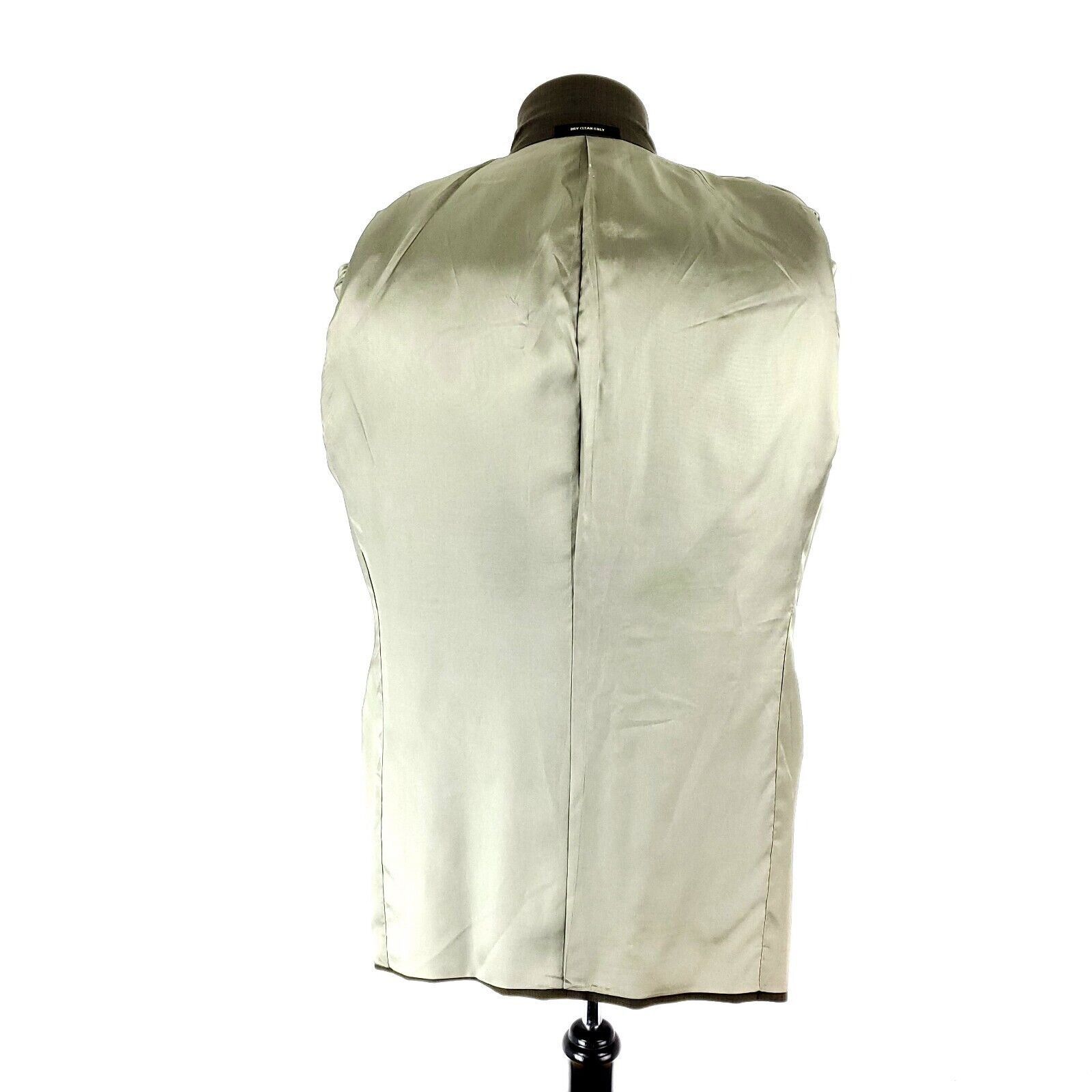 Givenchy Givenchy Monsieur Wool 4 Button Sport Coat 40R Green Check S Size 40R - 10 Thumbnail