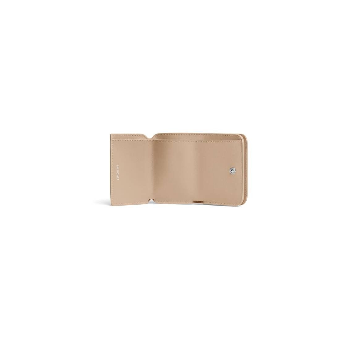 Balenciaga o1srvl11e0225 Size: OS / Cash Mini Wallet in Beige Size ONE SIZE - 2 Thumbnail