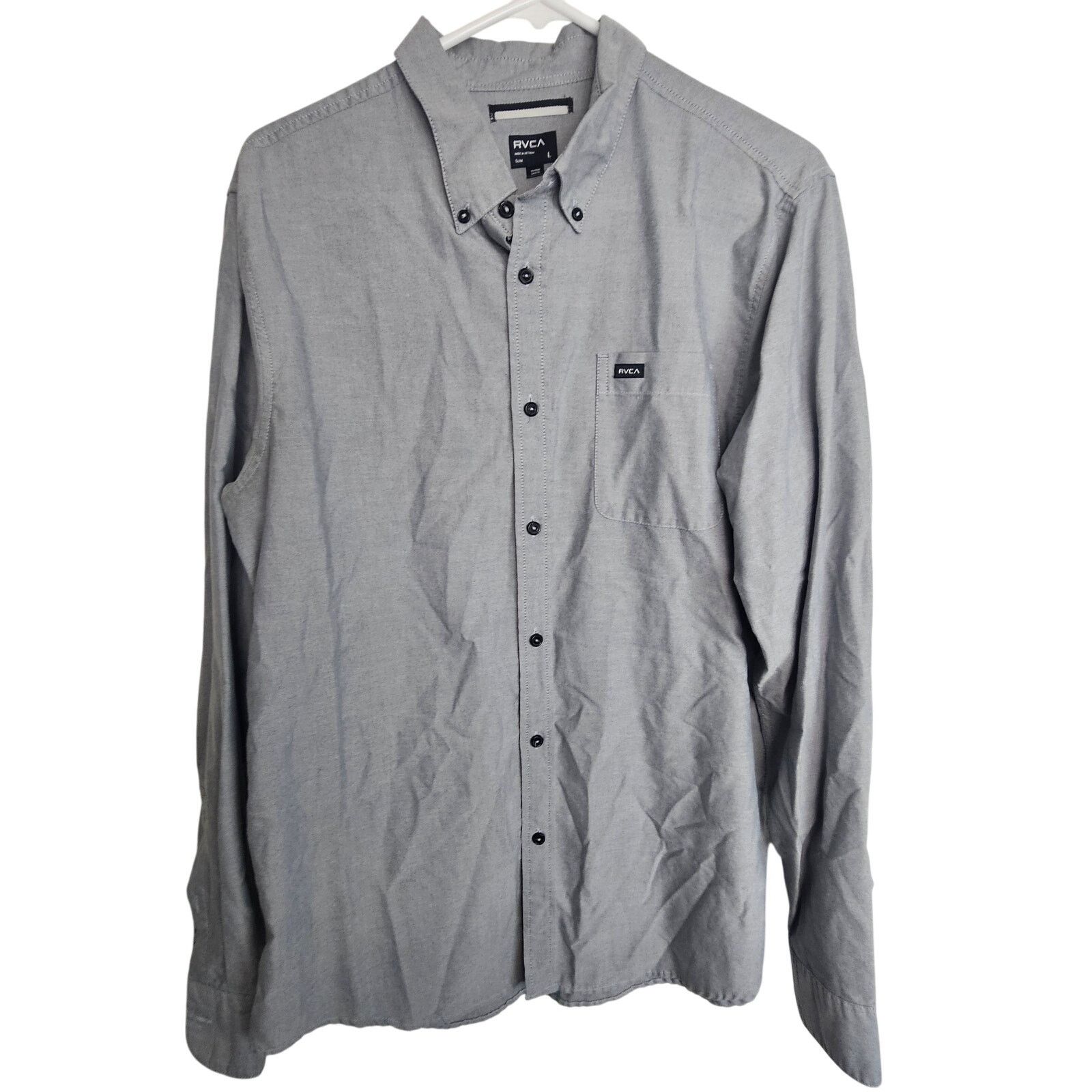 RVCA RVCA Mens Shirt Casual Skater Everyday Slim Minimalist Size US L / EU 52-54 / 3 - 1 Thumbnail