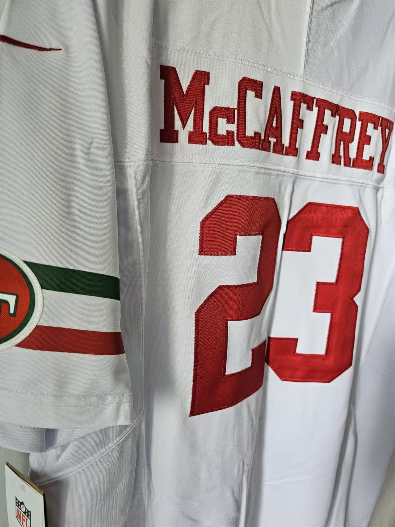 NFL San Francisco 49ers #23 Mccaffrey Jersey XXL Size US XXL / EU 58 / 5 - 4 Thumbnail