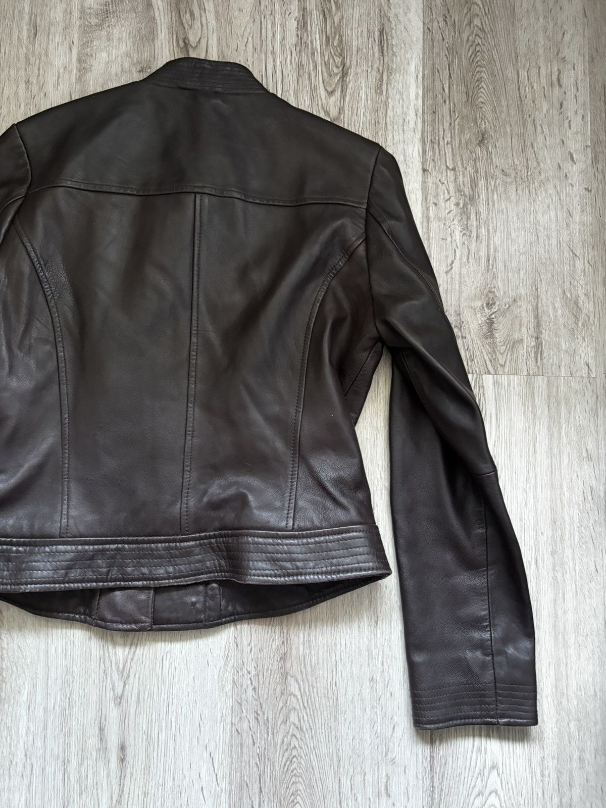 New Look Vintage Y2k old label new look brown leather jacket Size M / US 6-8 / IT 42-44 - 16 Thumbnail