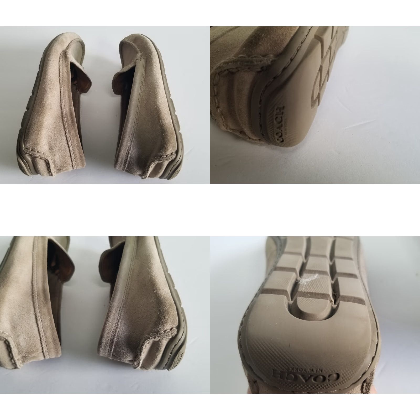 Coach Coach Mary Lock Up Driver Loafer Slip On Round Toe Suede Leather Gray Size 8.5 B Womens Casual Size US 9 / IT 39 - 8 Thumbnail