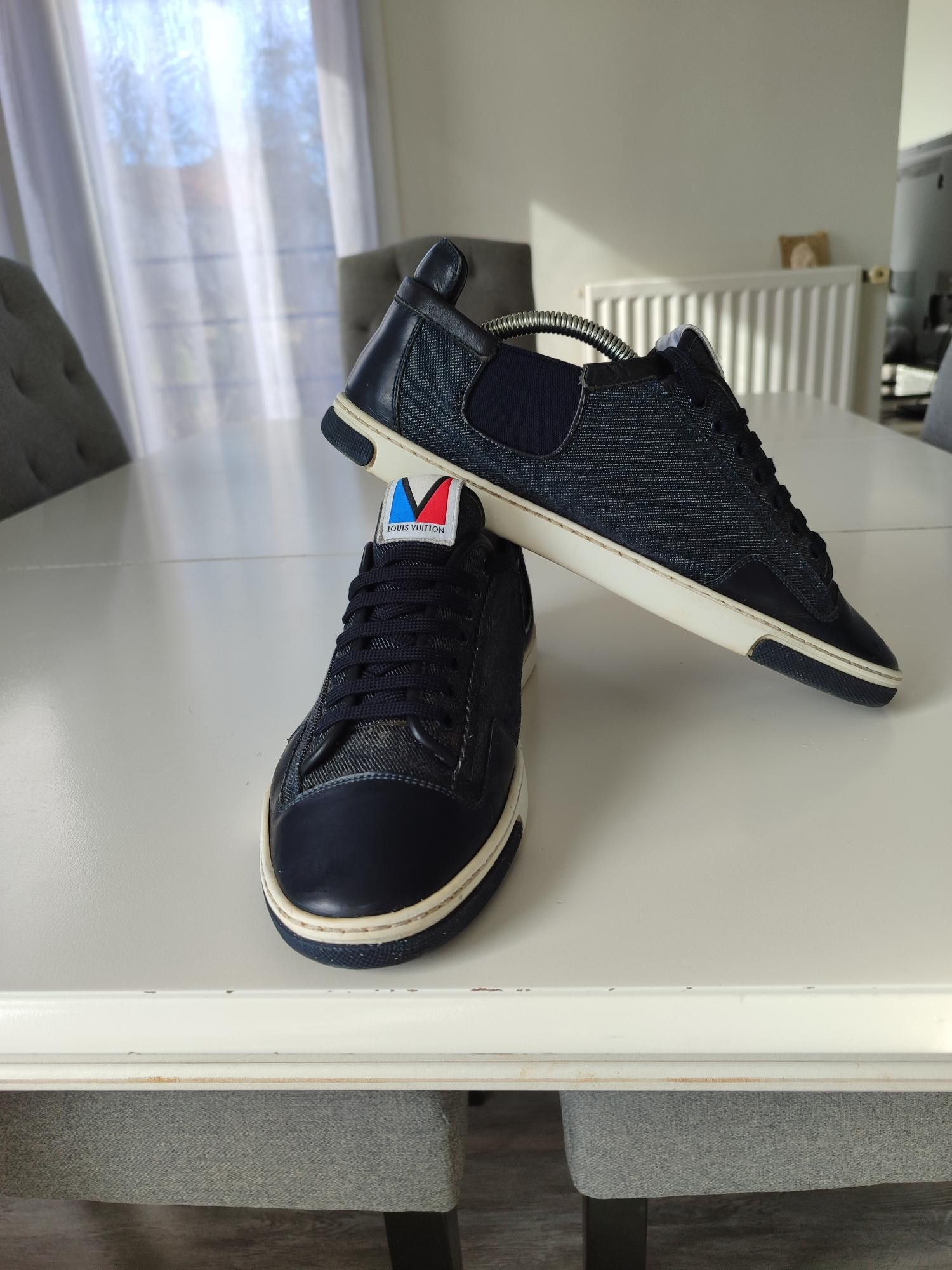 Louis Vuitton BASKETS LOUIS VUITTON SLALOM DENIM Size US 8.5 / EU 41-42 - 5 Thumbnail