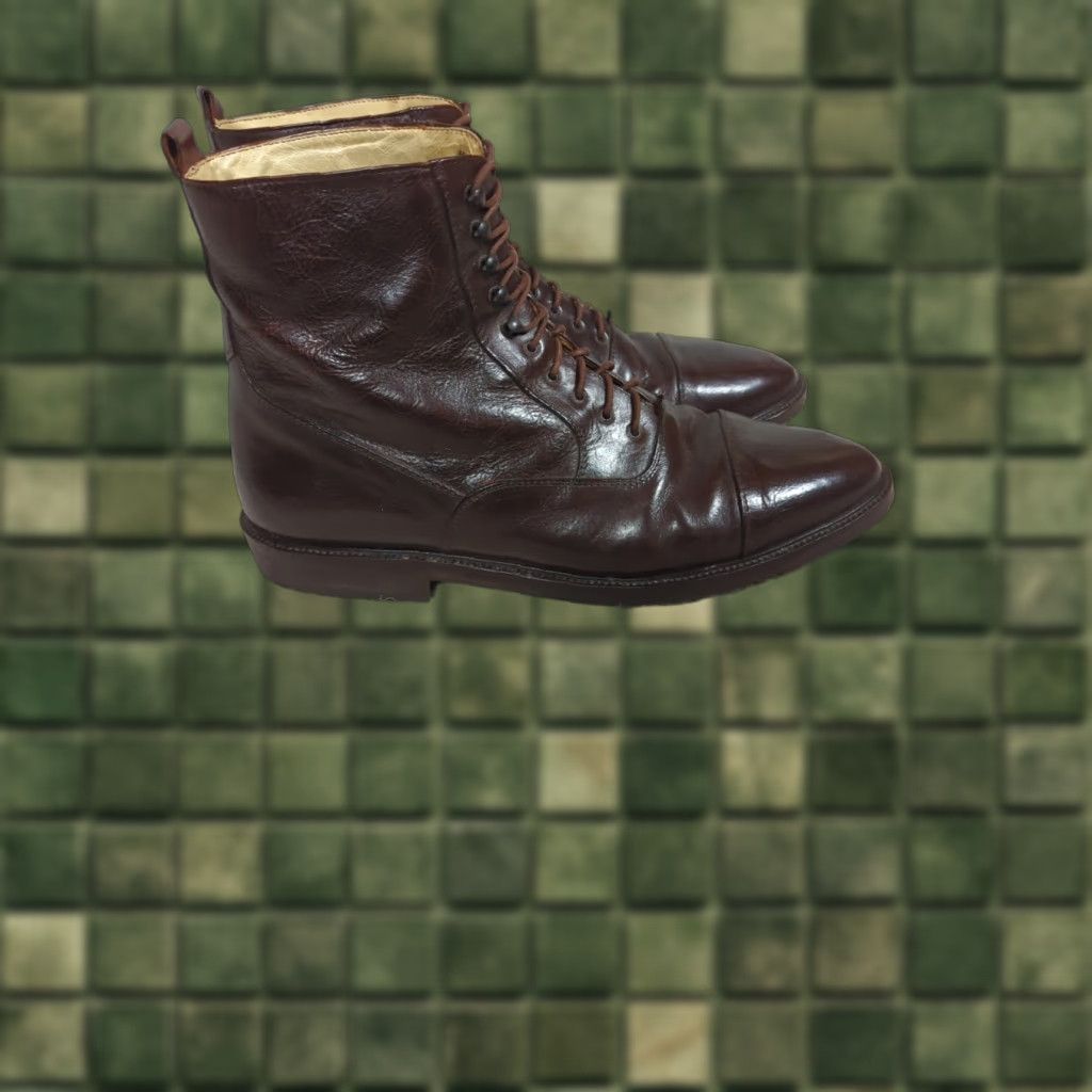 Kenneth Cole Kenneth Cole Chukka Boots Mens 11 Brown Leather Made In Italy Lace Up Beatle Boots Winter Casual Leather Lining Rubber Outsole Skinny? Size US 11 / EU 44 - 1 Thumbnail